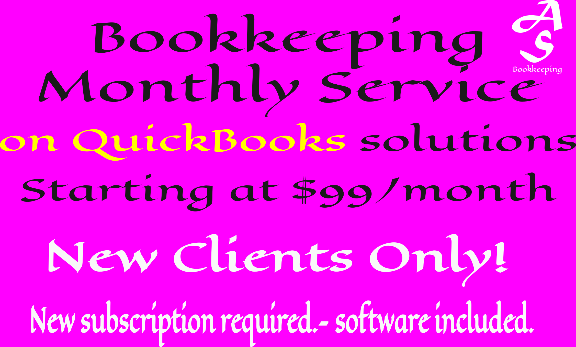 99 monthly bookkeeping special offer Limited Time Offer