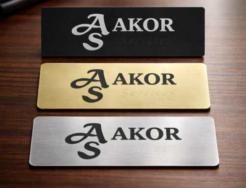 Signage, name tags, and why your logo design matters