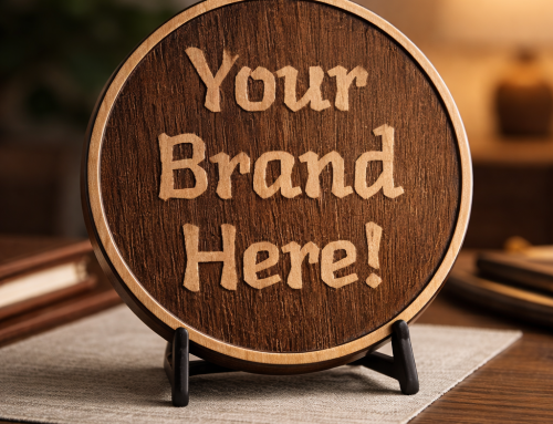 2 1/2″ Token in Wood, Your Brand Here